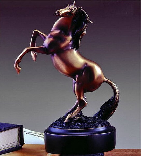 Horse Rearing Finished Horse Sculpture Rearing awards Gifts